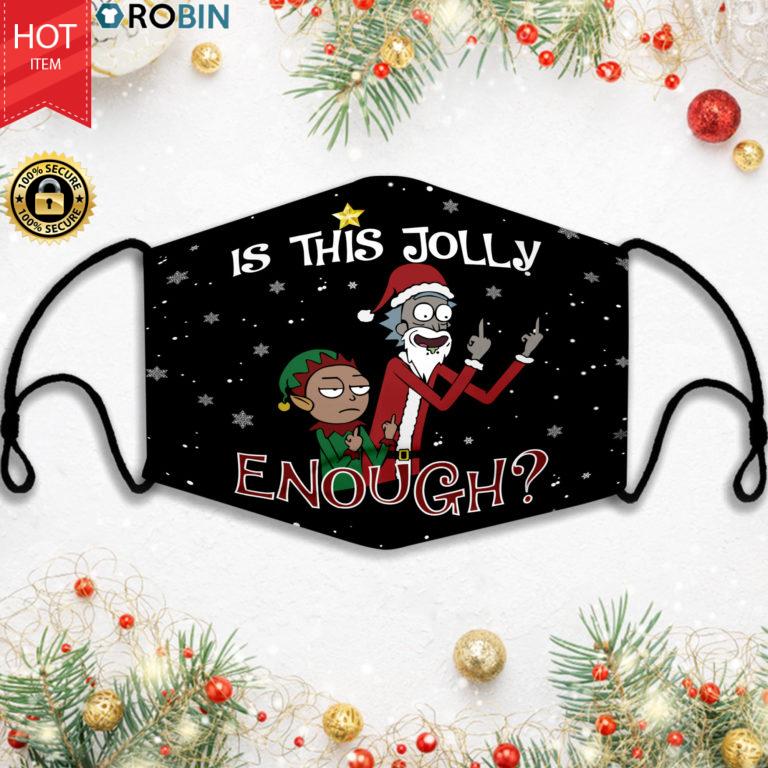 Is This Jolly Enough Rick And Morty Christmas Face Mask + PM2.5 Filter