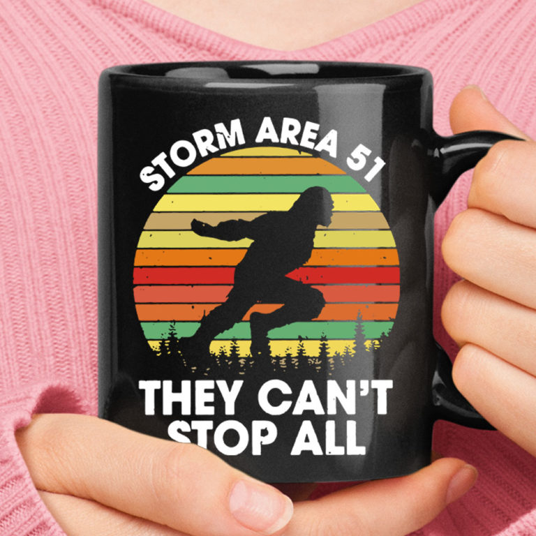 Storm Area 51 They Can't Stop All Of Us Naruto Run Vintage Mug