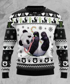 Panda Xmas Christmas Wool Sweater