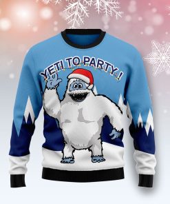 Bigfoot Party Christmas Wool Sweater Bigfoot Party Christmas Wool Sweater