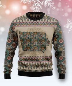IOWA Mandala Christmas Wool Sweater