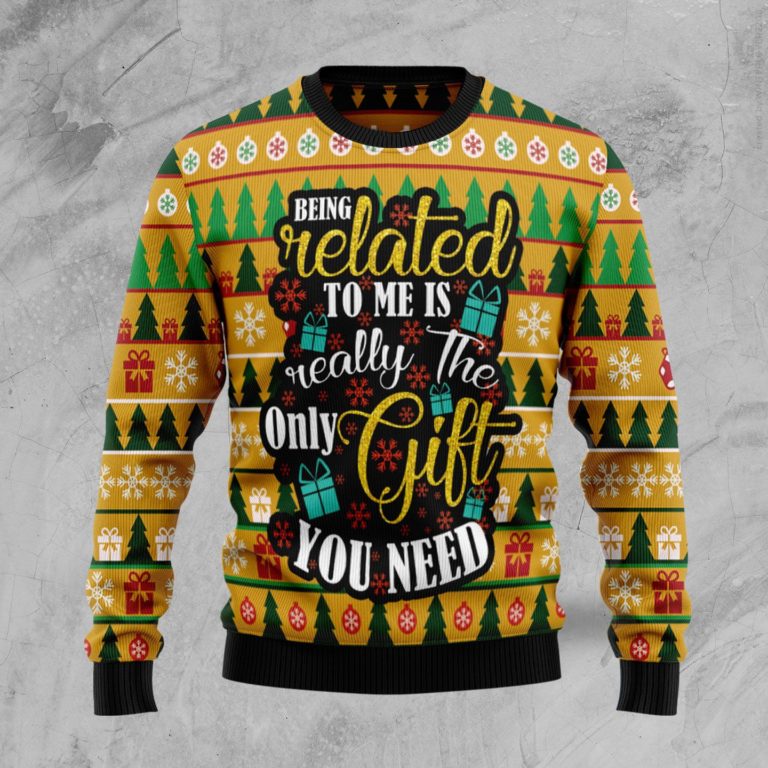 The Only Gift You Need Christmas Wool Sweater