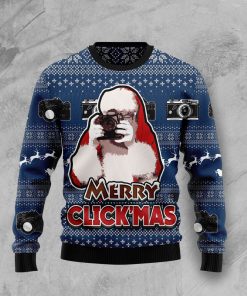 Merry Clickmas Christmas Wool Sweater