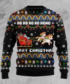 Unicorn Merry Christmas Christmas Wool Sweater