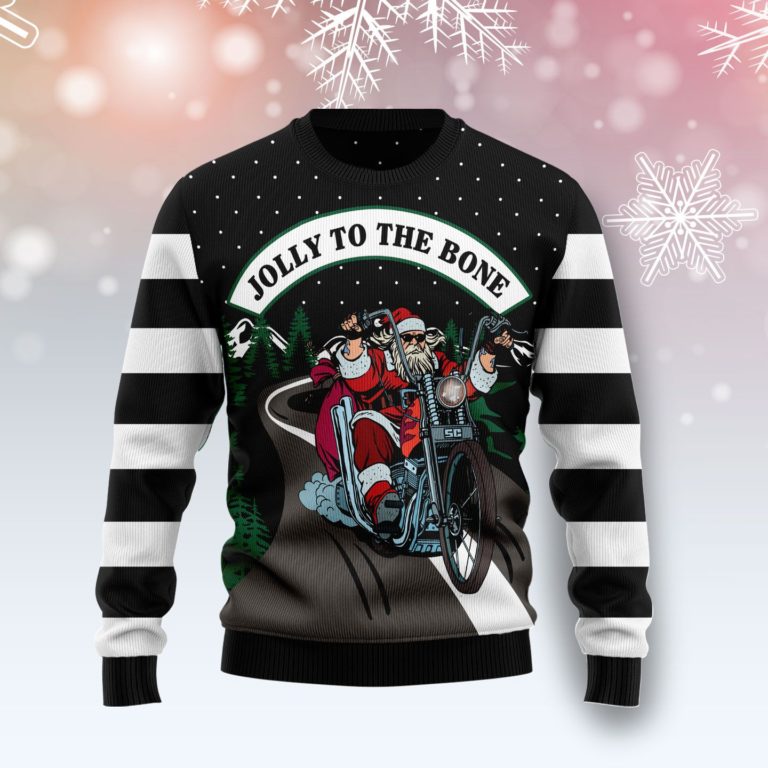Jolly To The Bone Christmas Wool Sweater