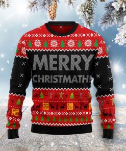 Merry Christmath Christmas Wool Sweater