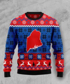 Sweet Home Maine Christmas Wool Sweater