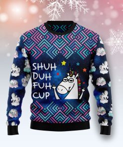 Unicorn Galaxy Cool Christmas Wool Sweater