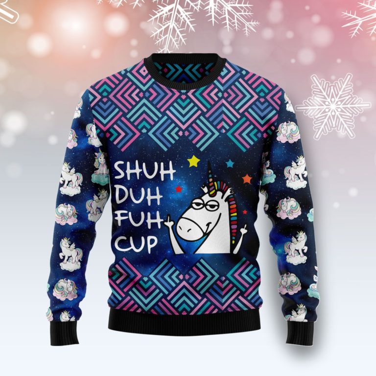 Unicorn Galaxy Cool Christmas Wool Sweater