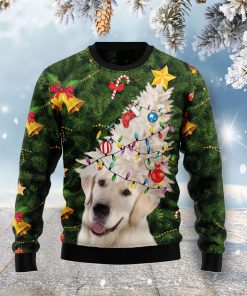 Labrador Retriever Noel Tree Christmas Wool Sweater