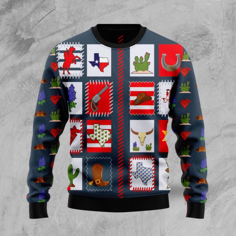 Texas Awesome Christmas Wool Sweater