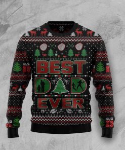 Best Dad Ever Christmas Wool Sweater