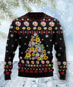 Hippie Tree Xmas Christmas Wool Sweater