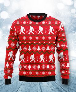 Bigfoot Christmas Wool Sweater