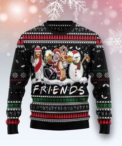 Santa Claus Jesus Friend Christmas Wool Sweater