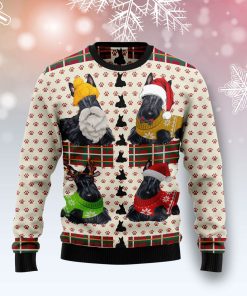 Scottish Terrier Christmas Christmas Wool Sweater