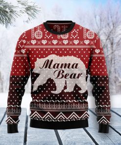 Mama Bear Christmas Wool Sweater