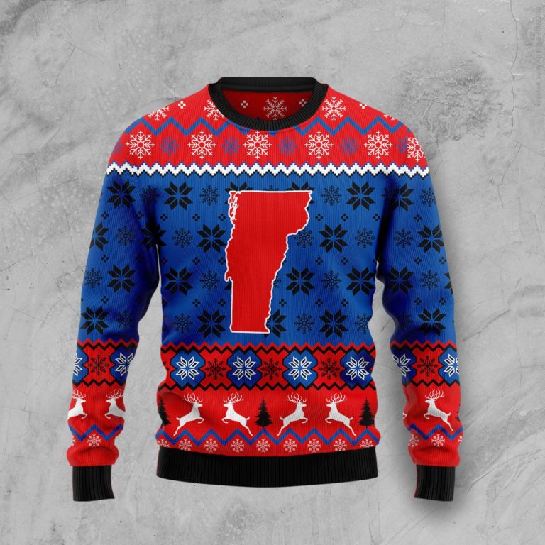 Sweet Home Vermont Christmas Wool Sweater