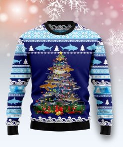 Shark Christmas Tree Christmas Wool Sweater