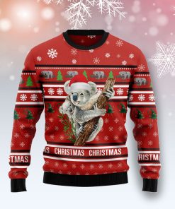 Merry Christmas Koala Christmas Wool Sweater