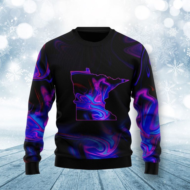 Amazing Minnesota Christmas Wool Sweater