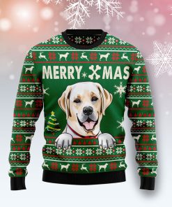 Labrador Retriever Merry Xmas Christmas Wool Sweater