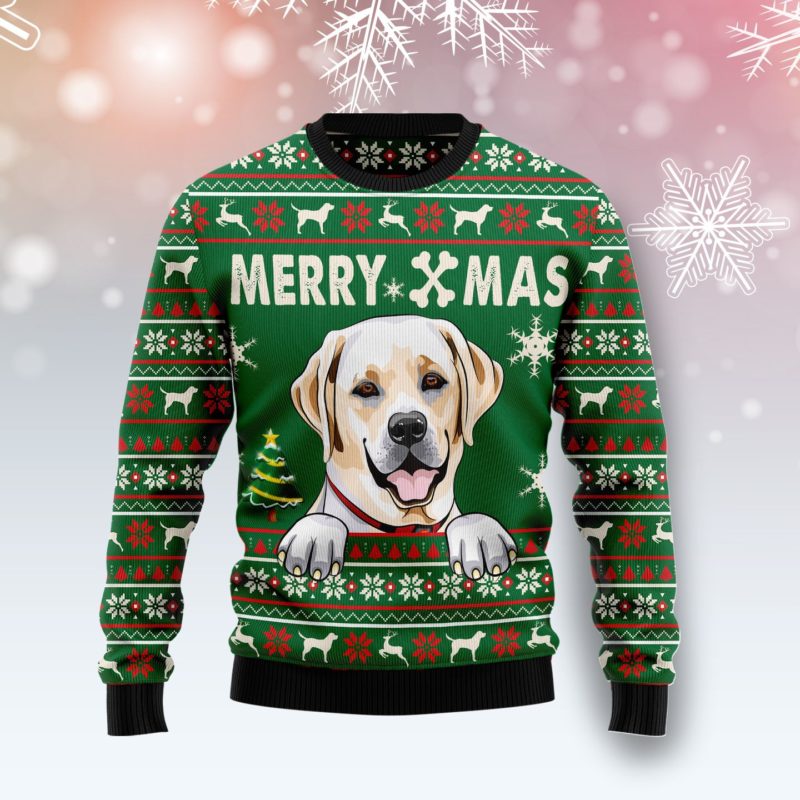 Labrador Retriever Personal Stalker Christmas Wool Sweater ...