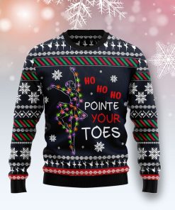 Ballet Pointe Your Toes Christmas Wool Sweater Ballet Pointe Your Toes Christmas Wool Sweater