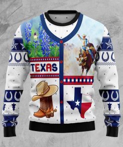 Awesome Texas Christmas Wool Sweater