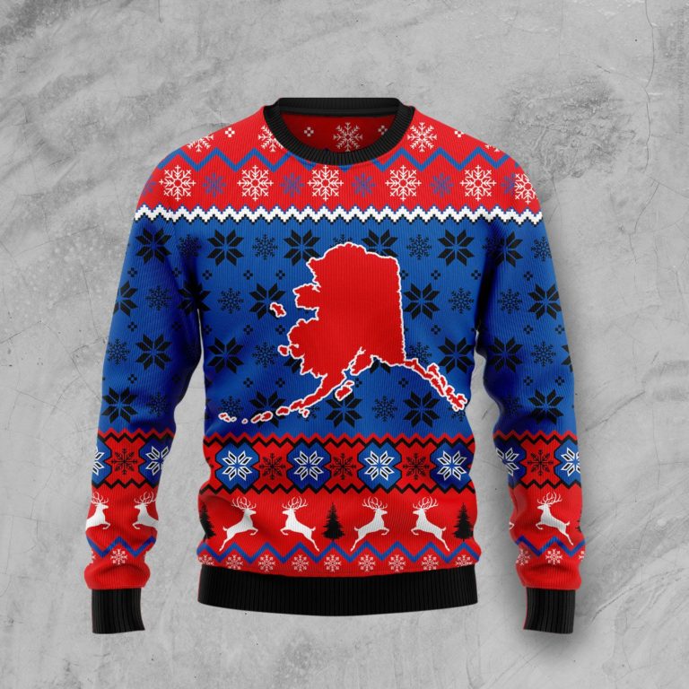 Sweet Home Alaska Christmas Wool Sweater