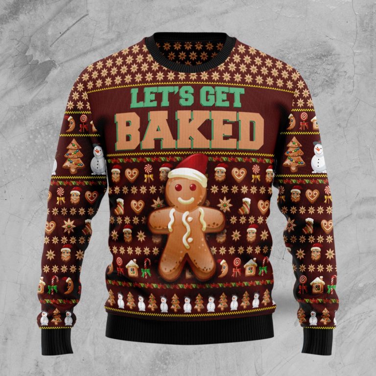 Let‘s Get Baked Christmas Wool Sweater