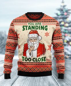 You Are Standing Too Close Christmas Wool Sweater