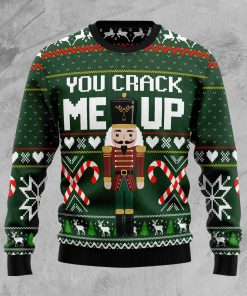 You Crack Me Up Nutcracker Christmas Wool Sweater
