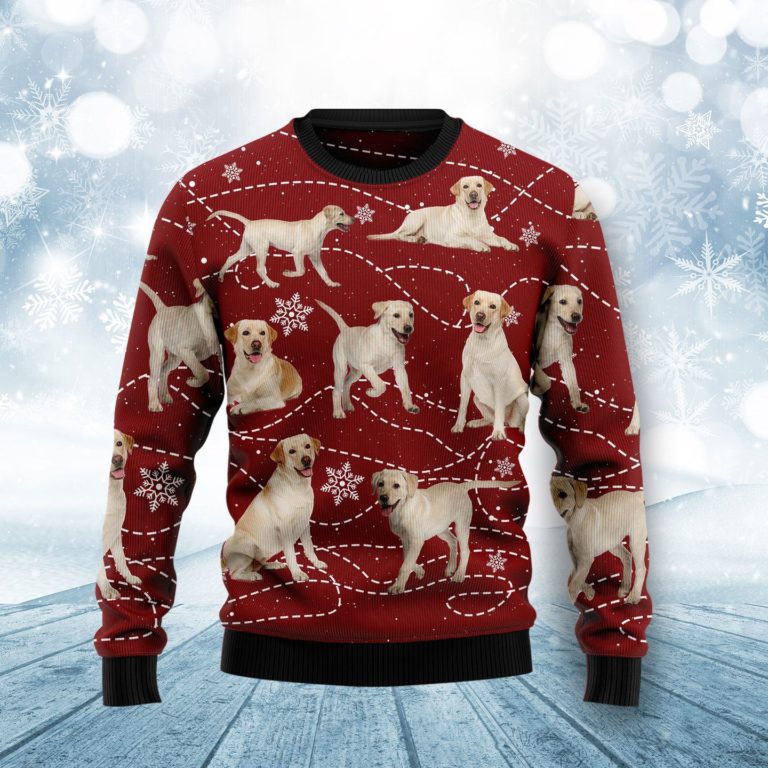 Labrador Retriever Xmas Christmas Wool Sweater