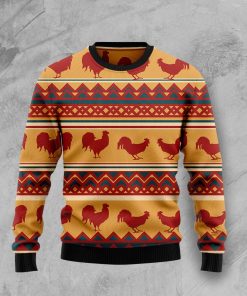 Amazing Chicken Christmas Wool Sweater