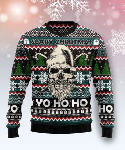 Skull Scary Christmas Christmas Wool Sweater