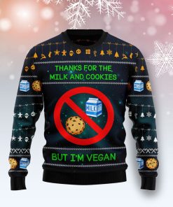 Vegan Thanks Christmas Wool Sweater