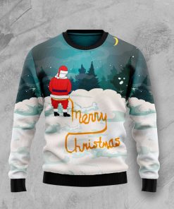 Santa Merry Christmas Christmas Wool Sweater