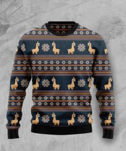 Amazing Llama Christmas Wool Sweater