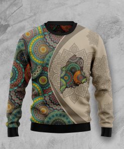 Maine Mandala Christmas Wool Sweater