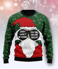 Santa I Won‘t Be Seeing You Christmas Wool Sweater Santa I Won‘t Be Seeing You Christmas Wool Sweater