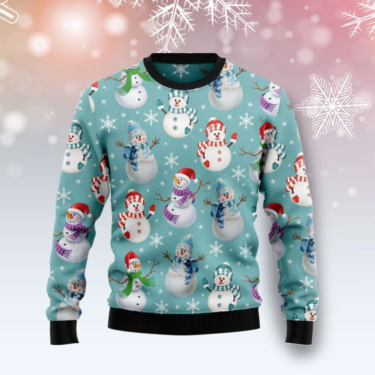 Love Snowman Christmas Wool Sweater