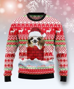 Sloth Chimney Christmas Wool Sweater
