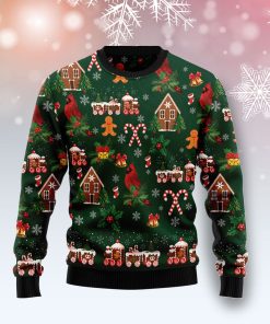 Love Cardinal Christmas Wool Sweater