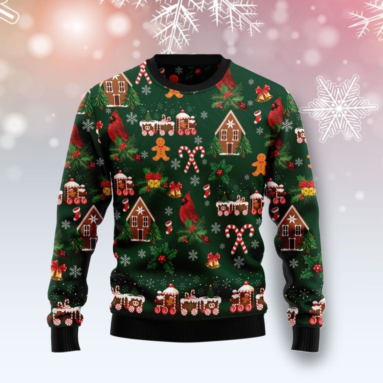 Love Cardinal Christmas Wool Sweater