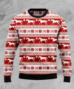 Amazing Horse Christmas Wool Sweater