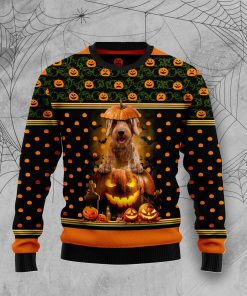Goldendoodle Pumpkin Halloween Halloween Sweater Goldendoodle Pumpkin Halloween Halloween Sweater