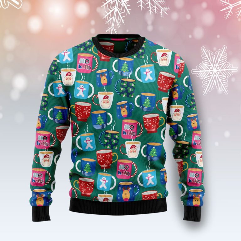 Teapot Christmas Group Christmas Wool Sweater