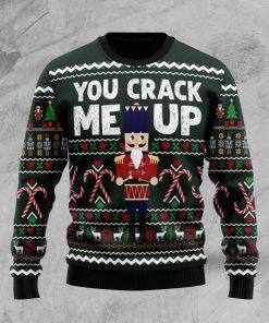 Nutcracker You Crack Me Up Christmas Wool Sweater