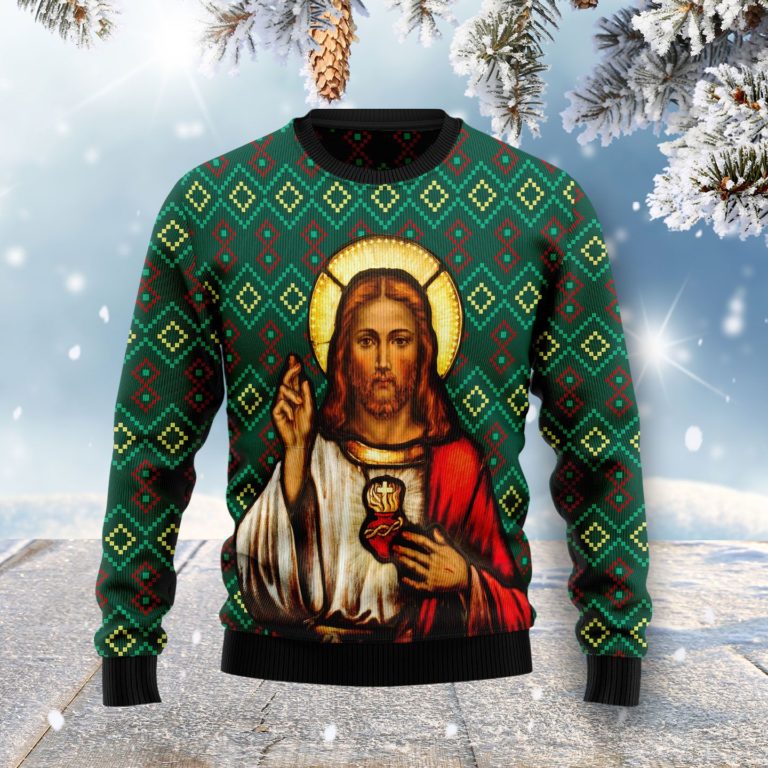 Jesus Christmas Wool Sweater